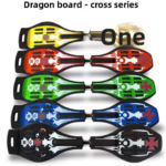 Red Glowing Swivel PP Deck Self Balancing Hoverboard Kids Teens Beginner Toy Age 6 Plus