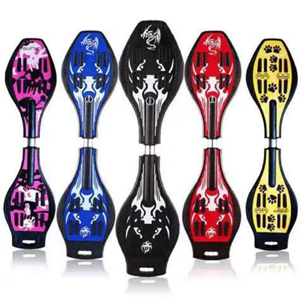 Swivel PP Glow-in-the-Dark Hoverboard for Kids Teens 6+ Beginner Riding Toy