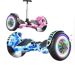 Blue New Double Wheel Balance Scooter ABS Material 100kg Load for Kids & Adults