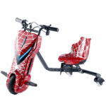 8 INCH Graffiti Wholesale Kids 3-Wheel Drift Electric Tricycle Multiple Colors