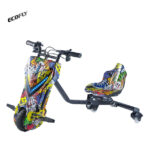 8 INCH Graffiti Wholesale Kids 3-Wheel Drift Electric Tricycle Multiple Colors