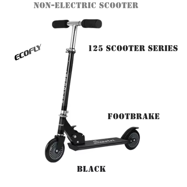125 Series Foldable Steel Kids Kick Scooter 2 Big Wheels