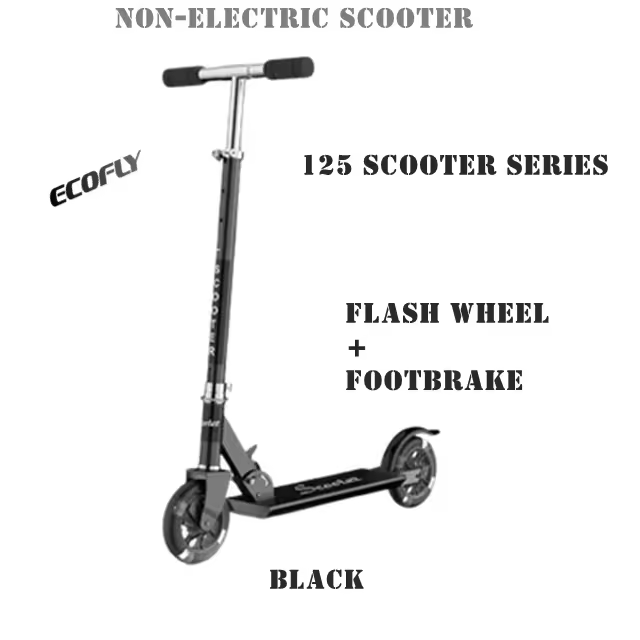 125 Series Foldable Steel Kids Kick Scooter 2 Big Wheels